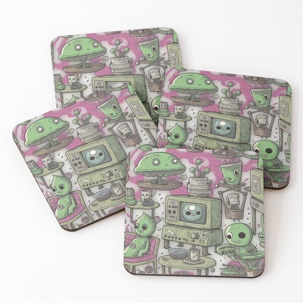 Item preview, Aliens watching a TV show called Earth designed and sold by DB509-Arts.