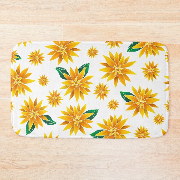 Item preview, Funky Tropical Florals in Yellow designed and sold by artsylyons.