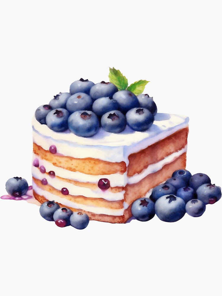 Blueberry Tall Cake Vinyl