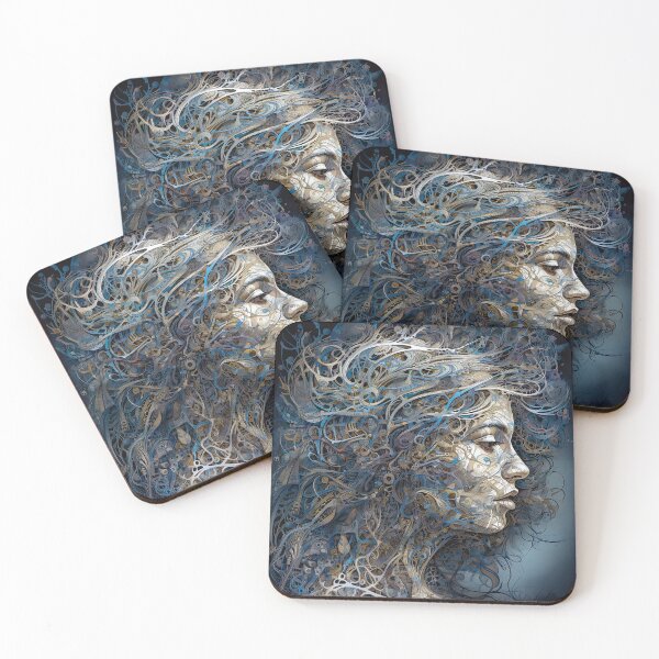 Item preview, thoughts in the wind-bold styles-dreamy mood-madness-abstract-detailed-epic-painterly designed and sold by Hermossa-Art.