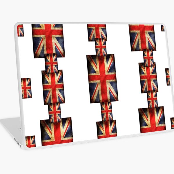 Item preview,  ENGLISH BRITISH FLAG PATTERNS GRUNGY -WHITE ART designed and sold by sharlesart.