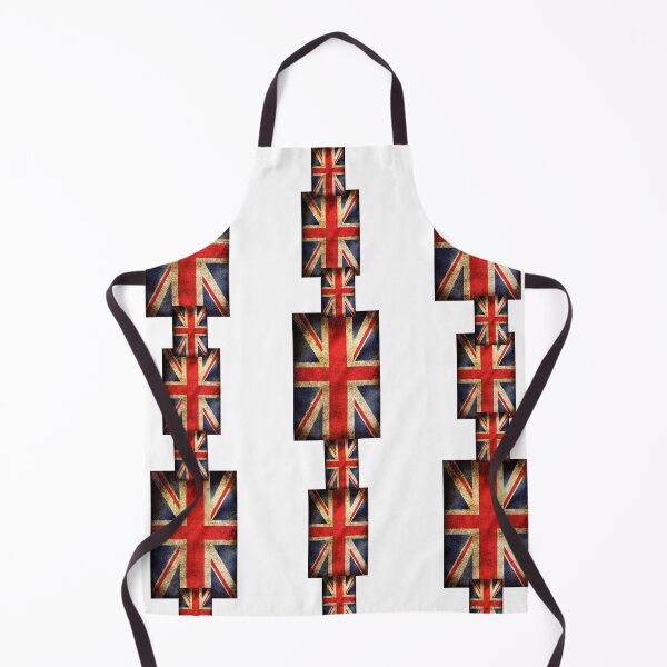 Item preview,  ENGLISH BRITISH FLAG PATTERNS GRUNGY -WHITE ART designed and sold by sharlesart.