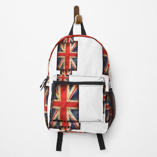 Item preview, ENGLISH BRITISH FLAG PATTERNS GRUNGY -WHITE ART designed and sold by sharlesart.