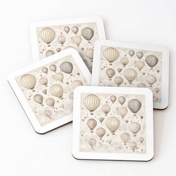 Item preview, retro balloons background vintage designed and sold by jkrphoto.