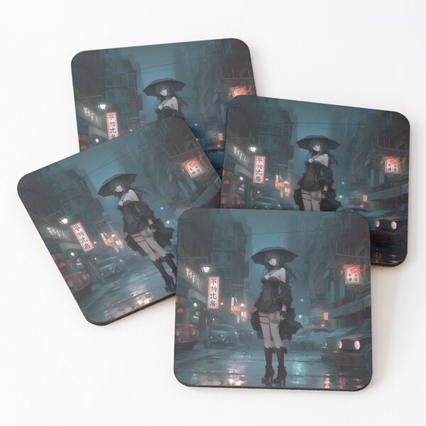Item preview, Anime Gothic Girl - AI Generated Art  designed and sold by VAWNCREATESAI.
