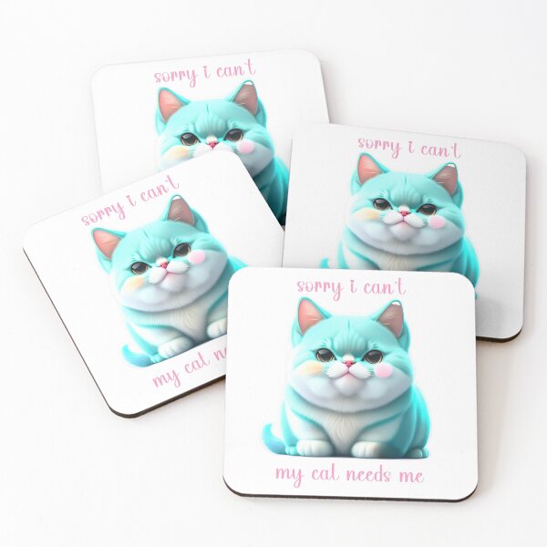 Item preview, sorry i can`t my cat needs me designed and sold by PRINYOS.