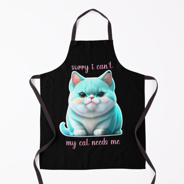 Item preview, sorry i can`t my cat needs me designed and sold by PRINYOS.