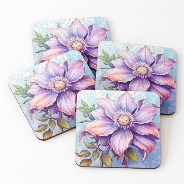 Item preview, Clematis Pattern P2 designed and sold by BloomBoutiqueTs.