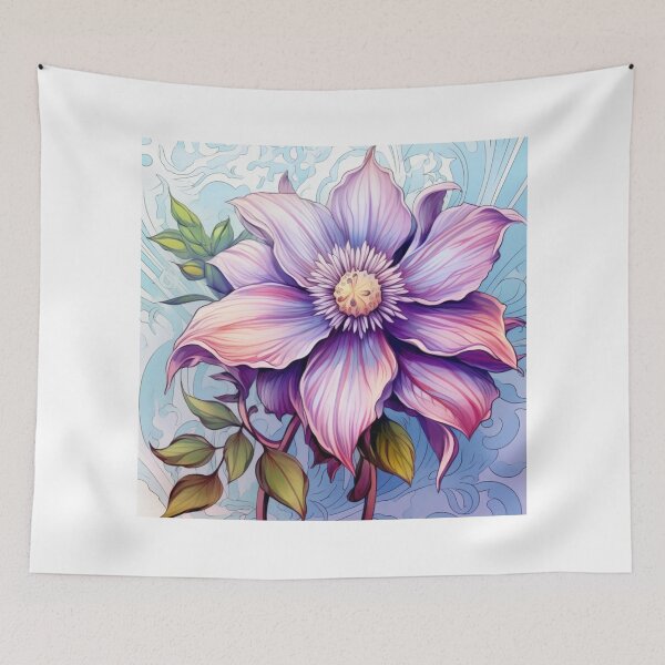 Item preview, Clematis Pattern P2 designed and sold by BloomBoutiqueTs.