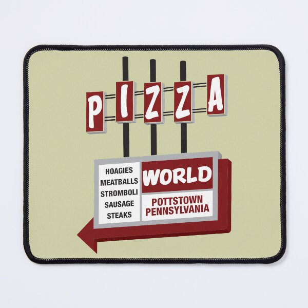 Item preview, Pizza World, Pottstown, PA designed and sold by TeeArcade84.