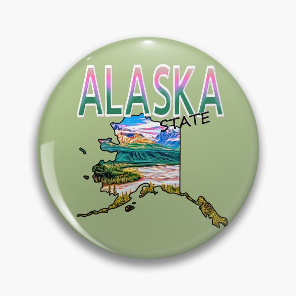 Item preview, Tourist Map of Alaska   designed and sold by notsweettea.
