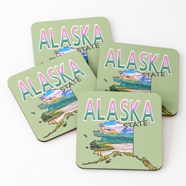 Item preview, Tourist Map of Alaska   designed and sold by notsweettea.