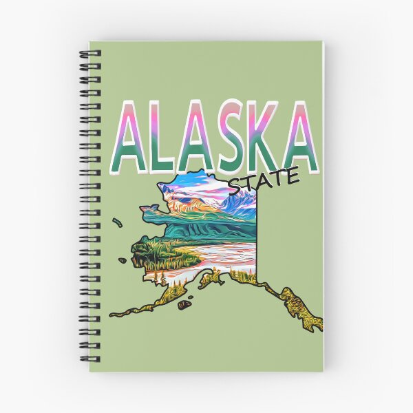 Item preview, Tourist Map of Alaska   designed and sold by notsweettea.