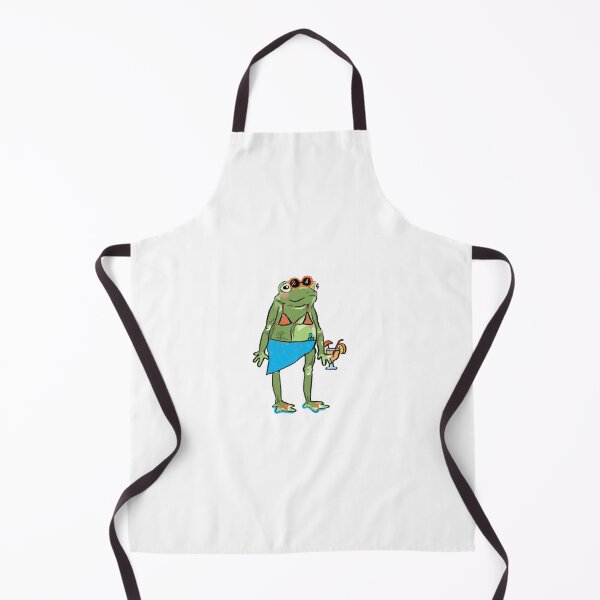 Item preview, Beach day frog designed and sold by August Doodles.
