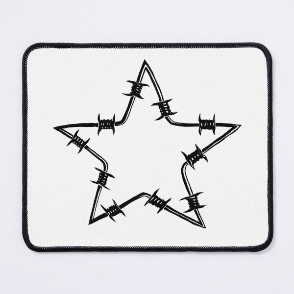 Item preview, barbed wire star designed and sold by joinloyal.