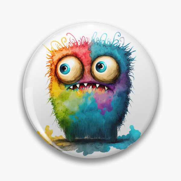 Item preview, Little Rainbow Monster designed and sold by MoonFoxDesign.