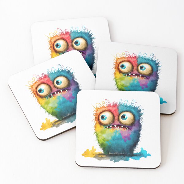 Item preview, Little Rainbow Monster designed and sold by MoonFoxDesign.
