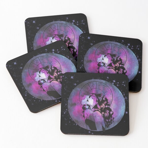 Item preview, Virgo zodiac sign in galaxy. designed and sold by Madeleine4Art.