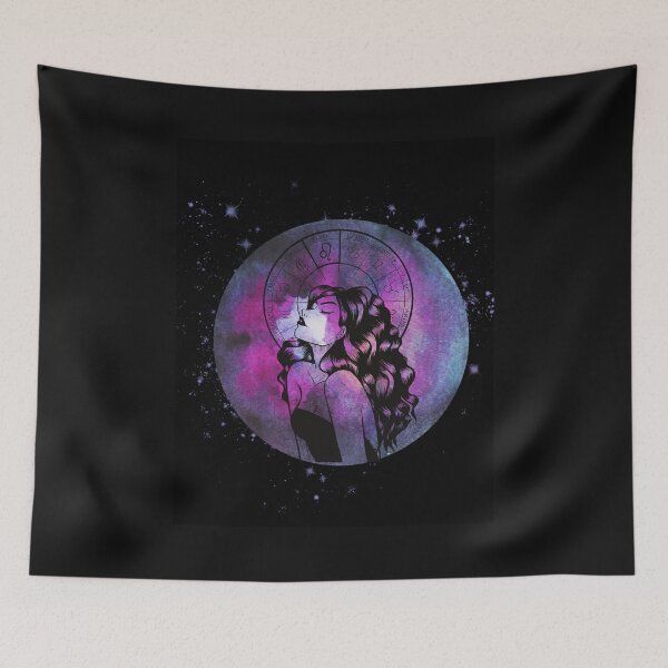 Item preview, Virgo zodiac sign in galaxy. designed and sold by Madeleine4Art.