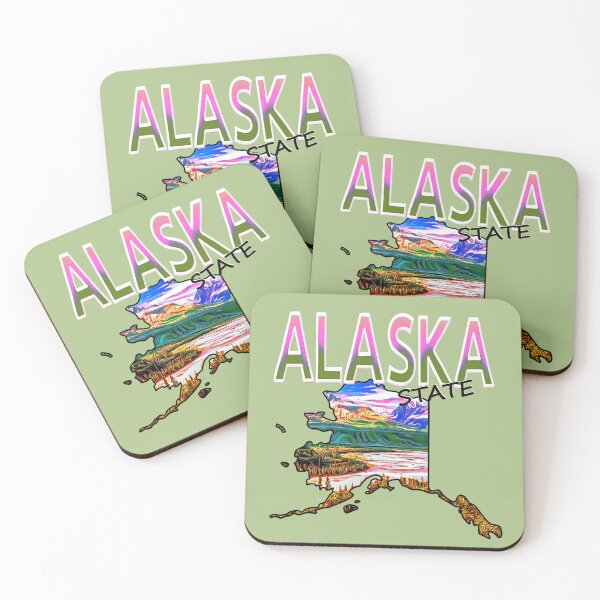 Item preview,  State Map Alaska designed and sold by notsweettea.