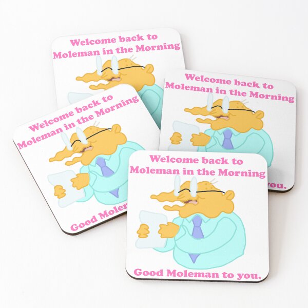 Item preview, Good Moleman to you (White) designed and sold by HollyBudd.