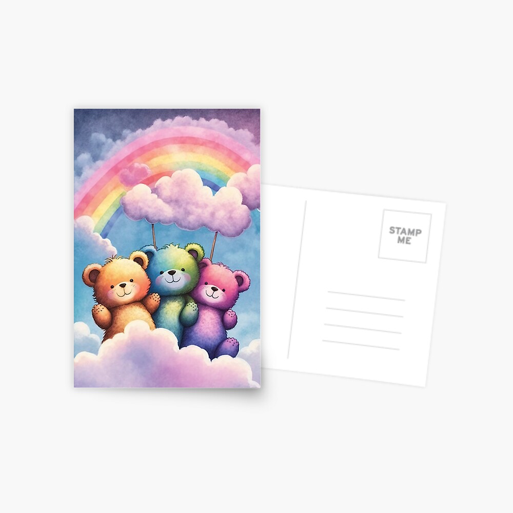 Rainbow Cloud Pad and Color Pencil Set