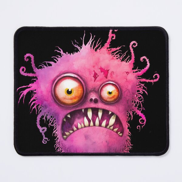 Item preview, Crazy Pink Monster designed and sold by MoonFoxDesign.