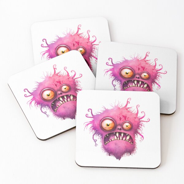 Item preview, Crazy Pink Monster designed and sold by MoonFoxDesign.