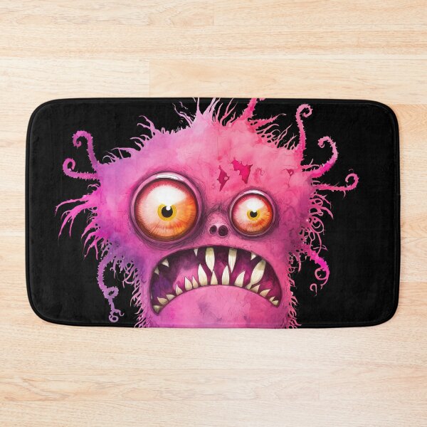Item preview, Crazy Pink Monster designed and sold by MoonFoxDesign.
