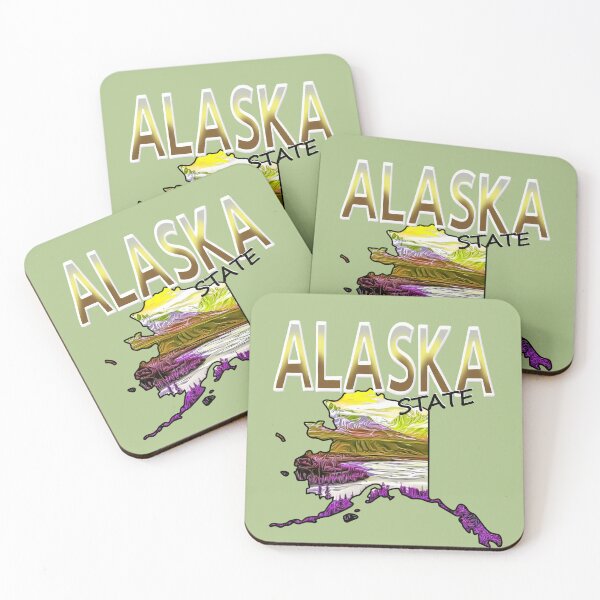 Item preview, Topographical Alaska  designed and sold by notsweettea.