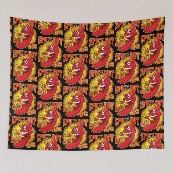 Item preview, Spicy Hot Flaming Red Chili Pepper designed and sold by eShirtLabs.