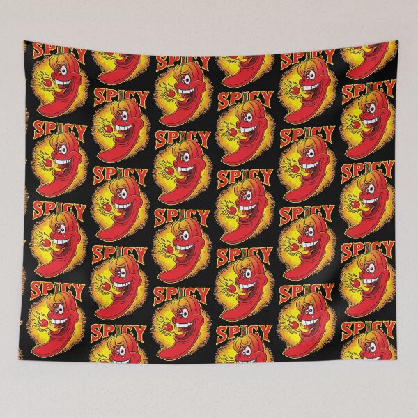 Item preview, Spicy Flaming Hot Red Chili Pepper designed and sold by eShirtLabs.