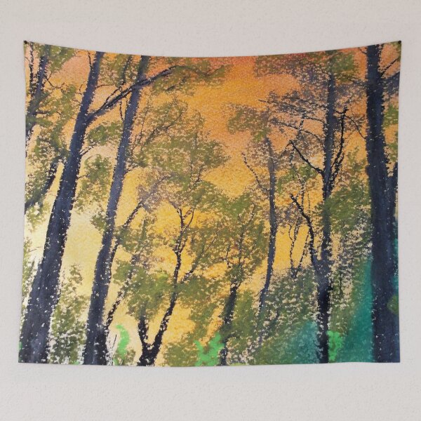 Item preview, Blazing Summer Forest Sunset designed and sold by Scott and Mary Schneider art_photography.
