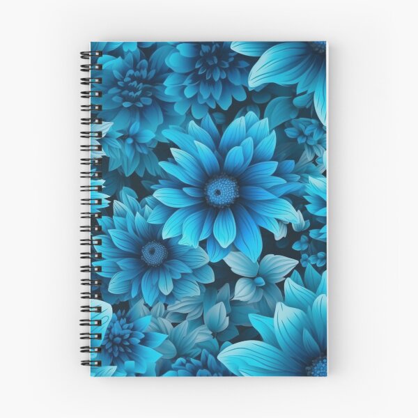 Item preview, blue flowers designed and sold by RatFarm.