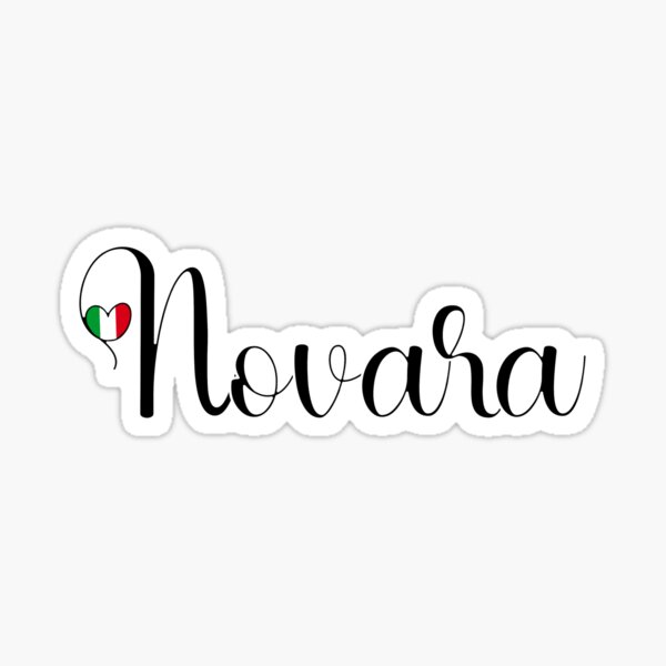Item preview, Novara With Italian Heart - I Love Novara Italy designed and sold by molamode.