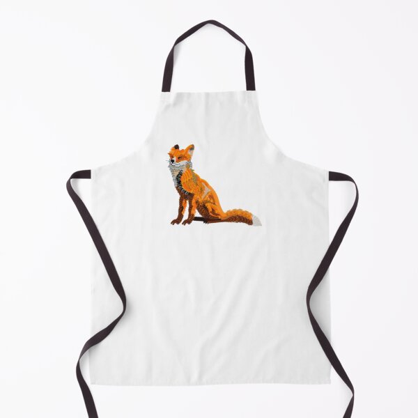 Item preview, Spirograph Sitting Fox Collage designed and sold by RachelEDesigns.