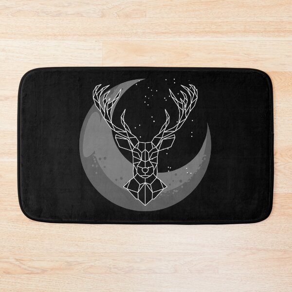 Item preview, Deer on the background of the moon designed and sold by Madeleine4Art.
