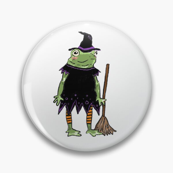 Item preview, Witch frog  designed and sold by August Doodles.