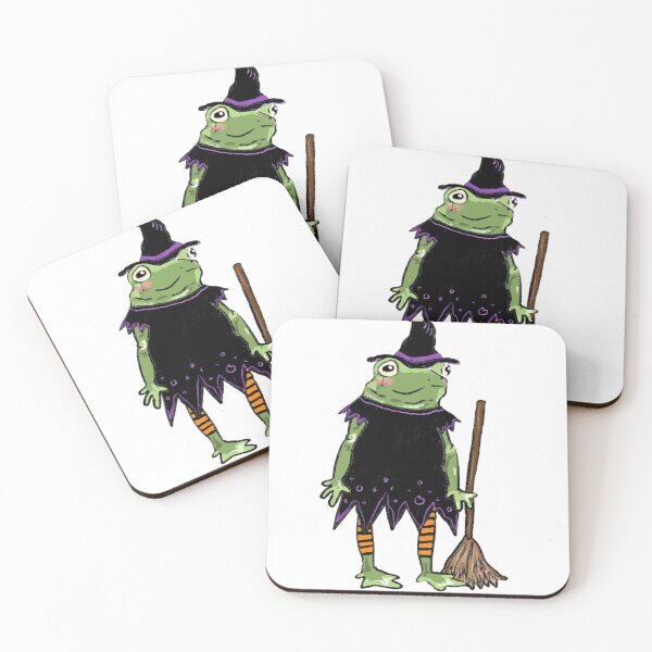 Item preview, Witch frog  designed and sold by August Doodles.