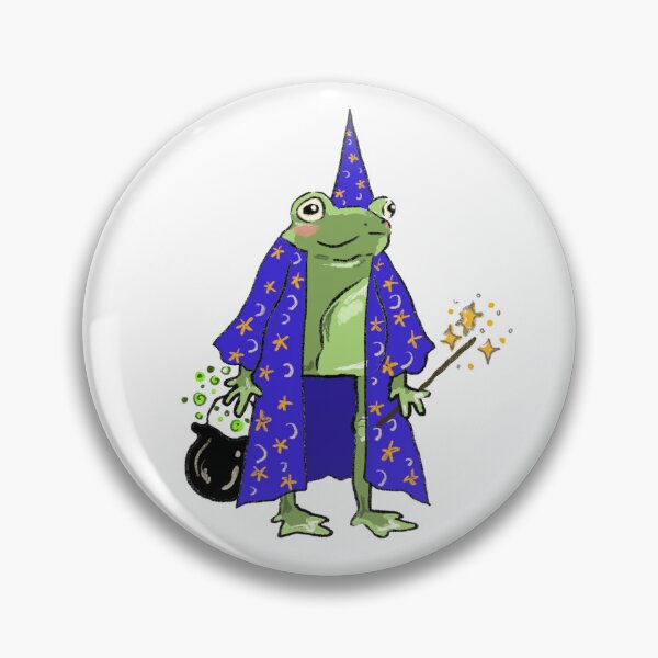 Item preview, Wizard frog designed and sold by August Doodles.