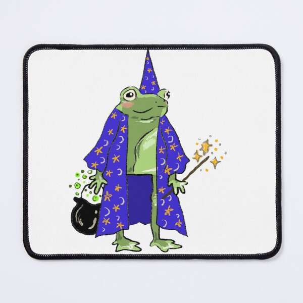 Item preview, Wizard frog designed and sold by August Doodles.
