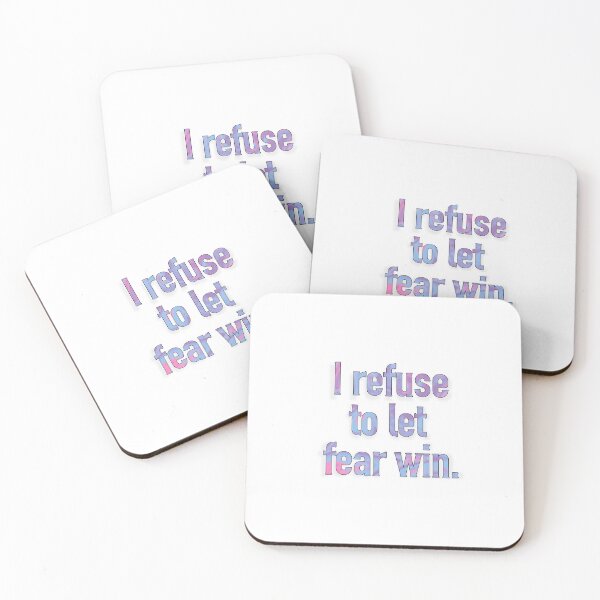 Item preview, I refuse to let fear win designed and sold by Melanie  B.