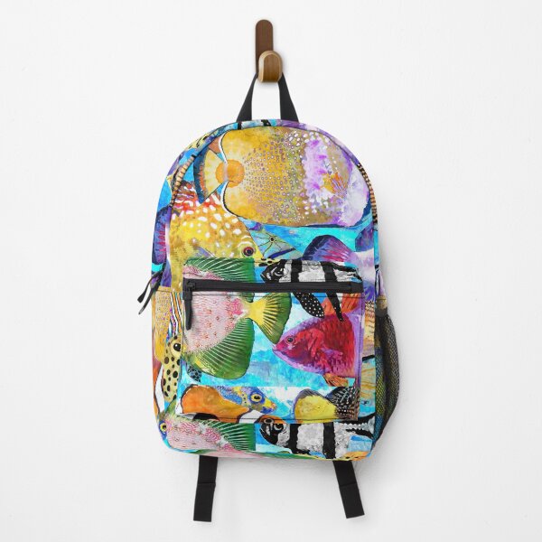 Item preview, Colorful Tropical Fish Party Beach Art designed and sold by Sharon Cummings Art.