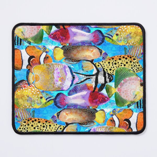 Item preview, Colorful Tropical Fish Party Beach Art designed and sold by Sharon Cummings Art.