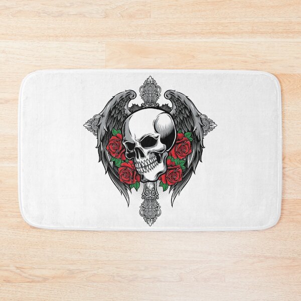 Item preview, Scull with Roses designed and sold by AstorAurora.