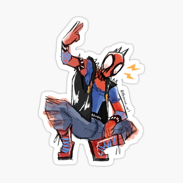 Marvel The Amazing Spider-Man Grunge Graphic T-Shirt Sticker by Tran Alice  - Pixels