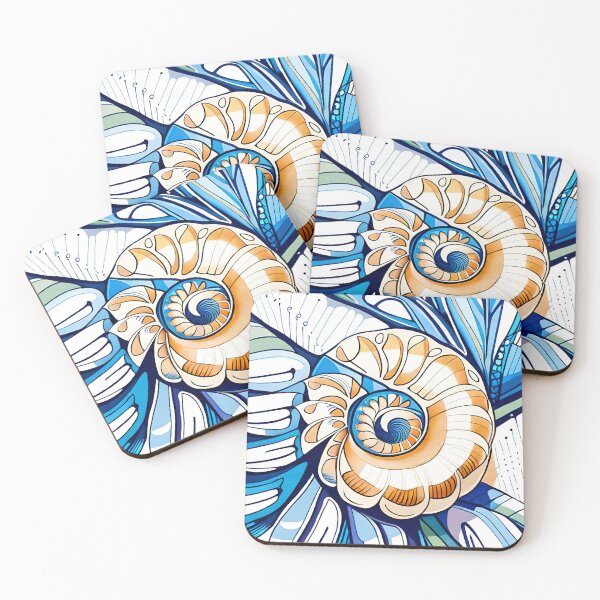 Item preview, Watercolor Seashells designed and sold by Gustavo Navarro.