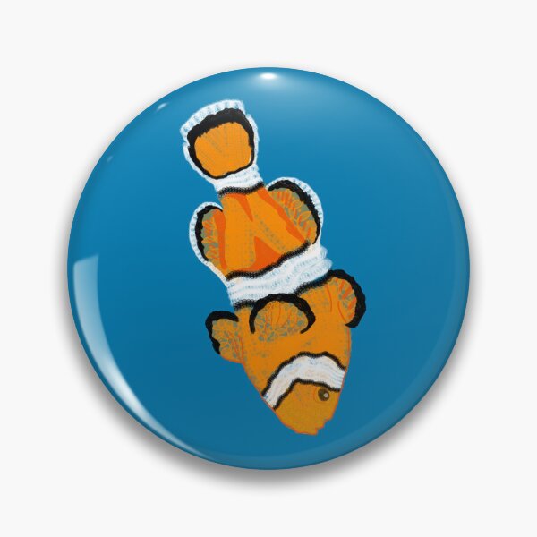 Item preview, Spirograph Clown Fish Collage designed and sold by RachelEDesigns.