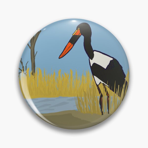 Artikelvorschau, Sattelschnabelstorch entworfen und verkauft von Ben Derting.