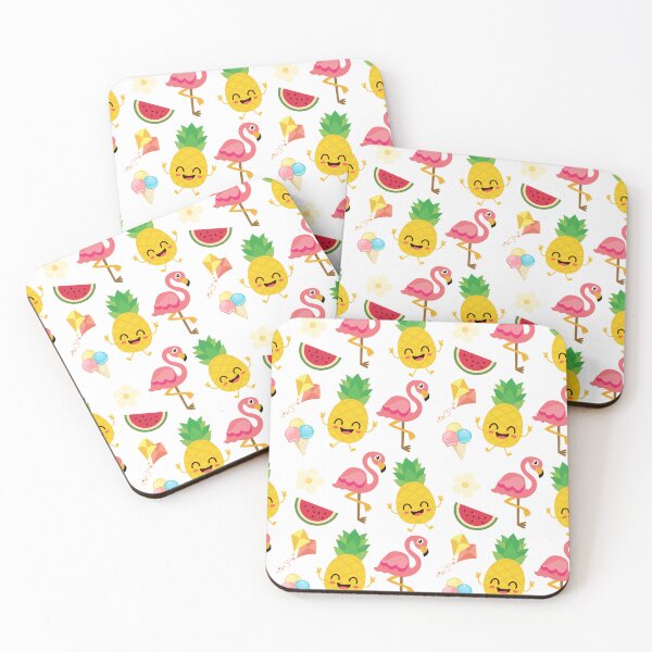 Item preview, Summer Patterns With Flamingos And Pineapples designed and sold by KKArtDesigner.